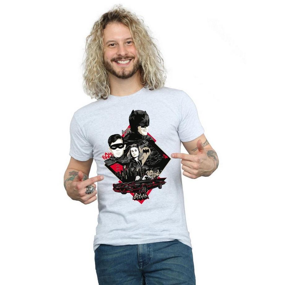 DC COMICS Batman Classic TV Series Diamond T-Shirt  