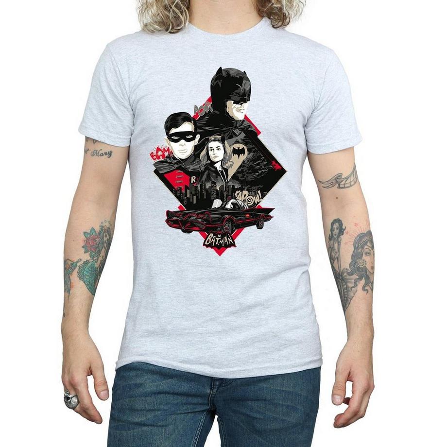DC COMICS Batman Classic TV Series Diamond T-Shirt  