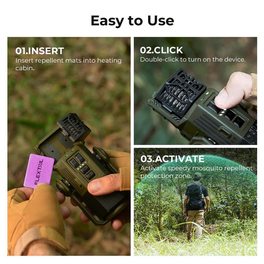 Flextail EVO REPELLER – 3-in-1 Outdoor-Mückenabwehr-Laterne  