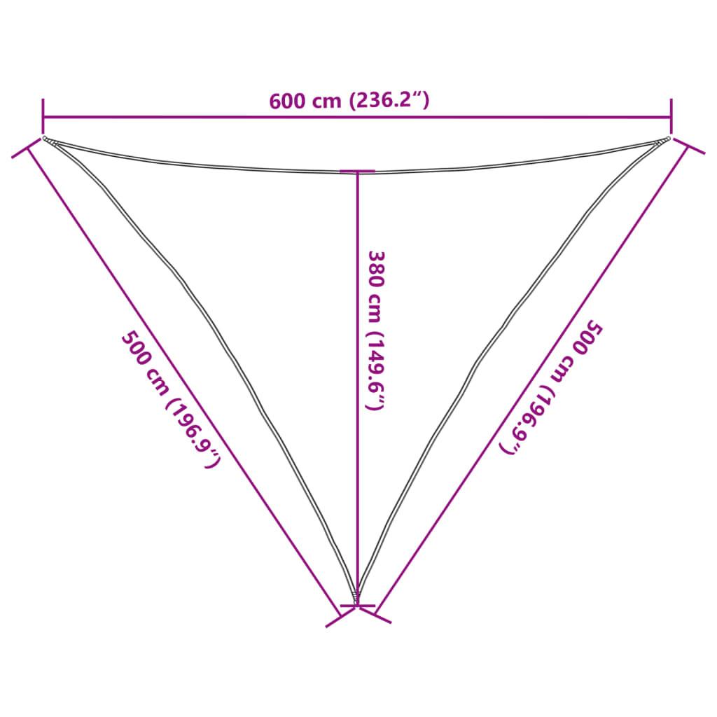 VidaXL Voile d'ombrage  