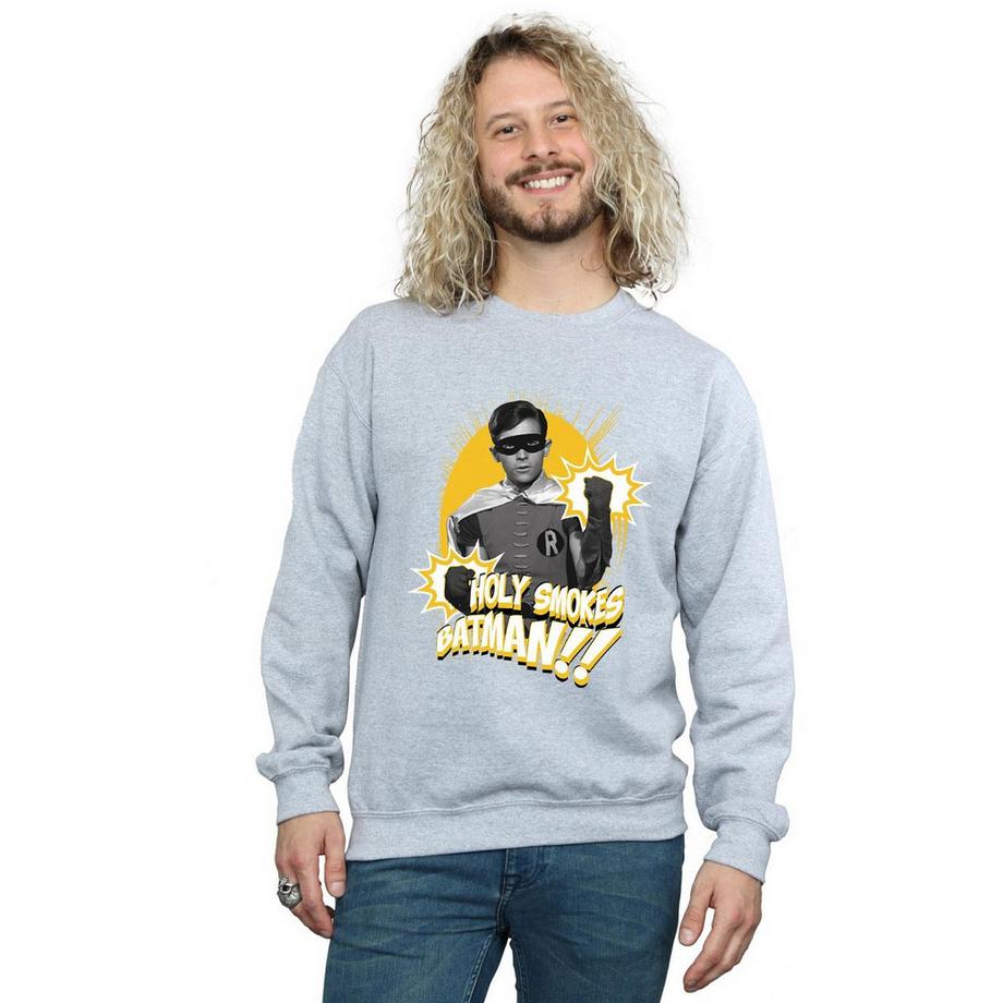 DC COMICS Holy Smokes Batman Sweatshirt Imprimé  