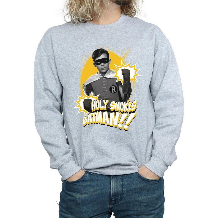 DC COMICS Holy Smokes Batman Sweatshirt Imprimé  