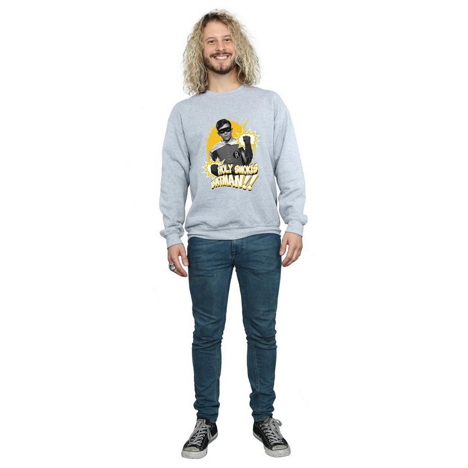 DC COMICS Holy Smokes Batman Sweatshirt Imprimé  