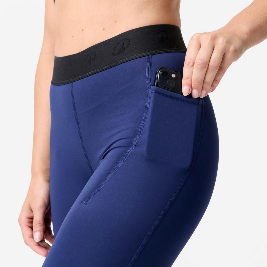 DOMYOS  Leggings da fitness con fascia elastica 