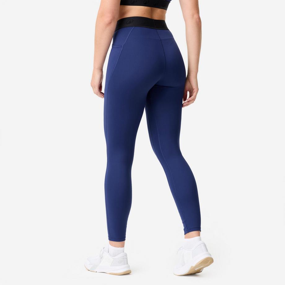 DOMYOS  Leggings da fitness con fascia elastica 