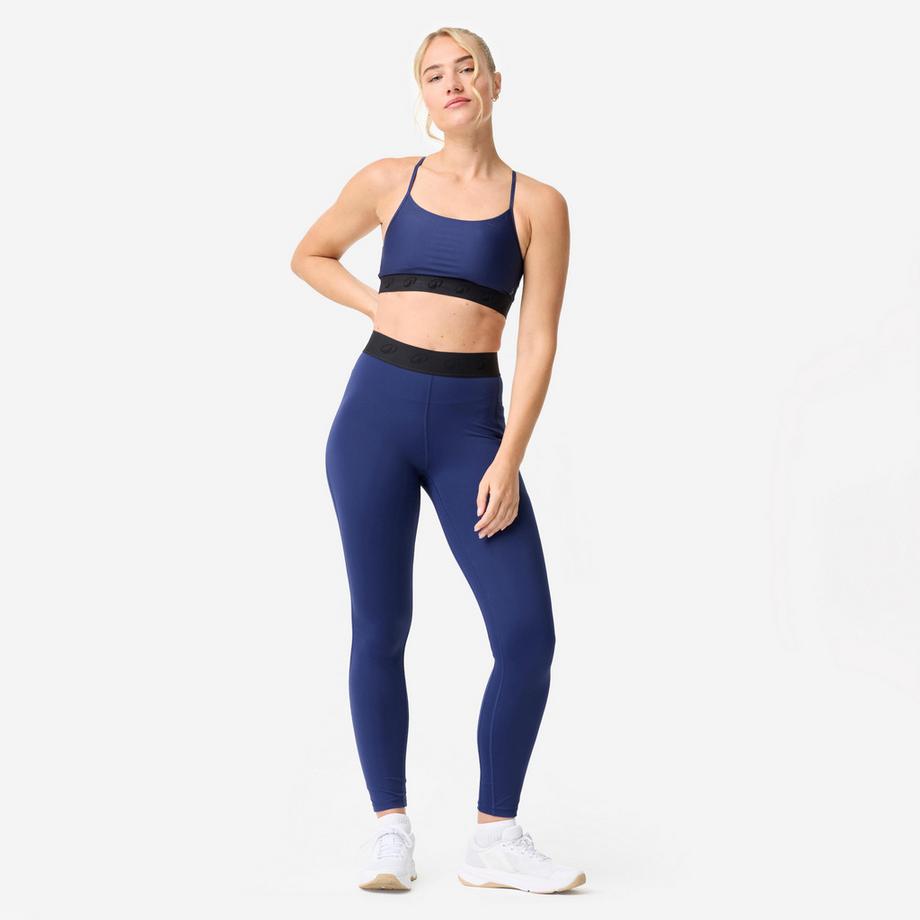 DOMYOS  Leggings da fitness con fascia elastica 