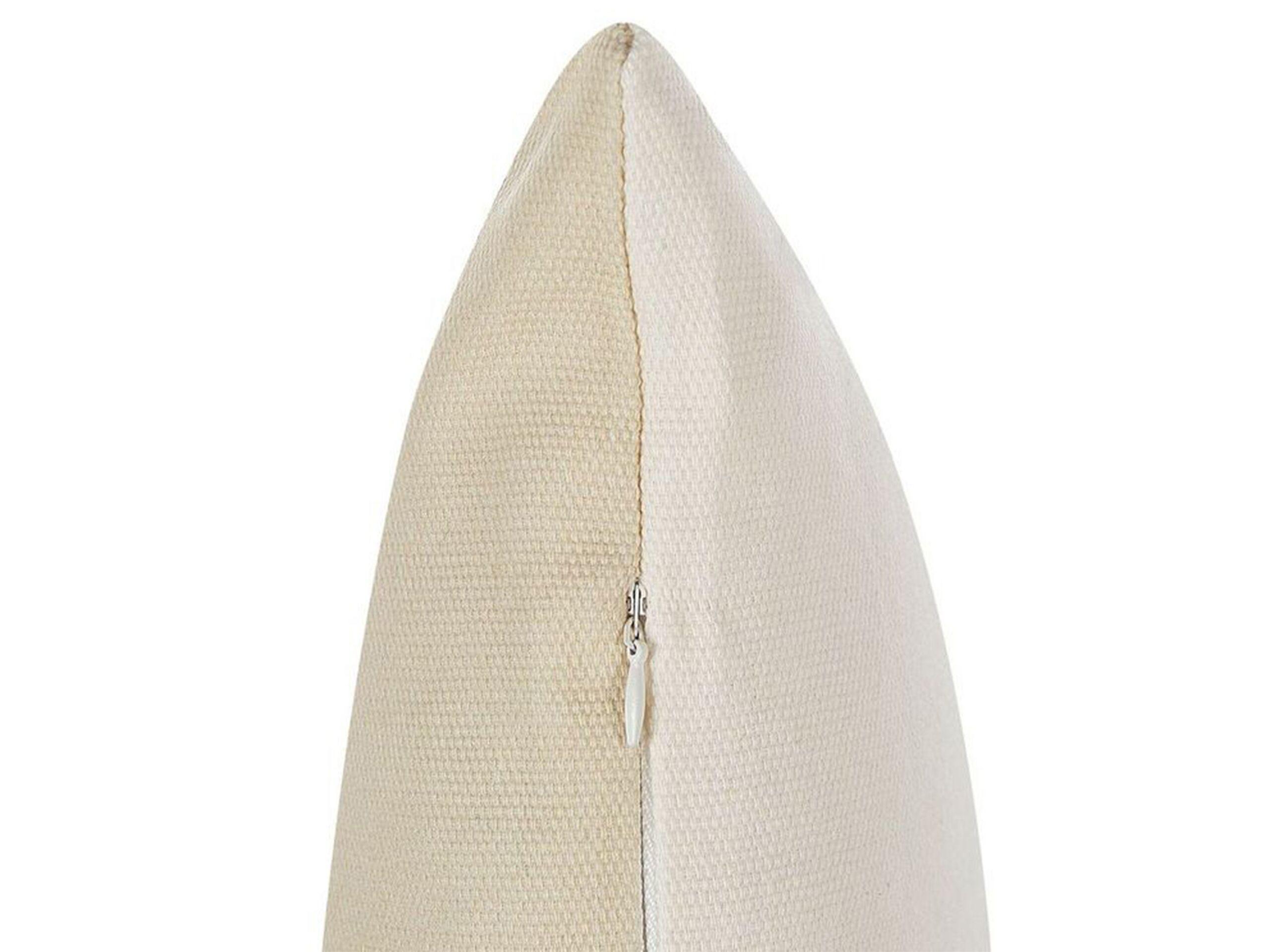 Beliani Dekokissen 2er Set aus Baumwolle Boho NIEREMBERGIA  