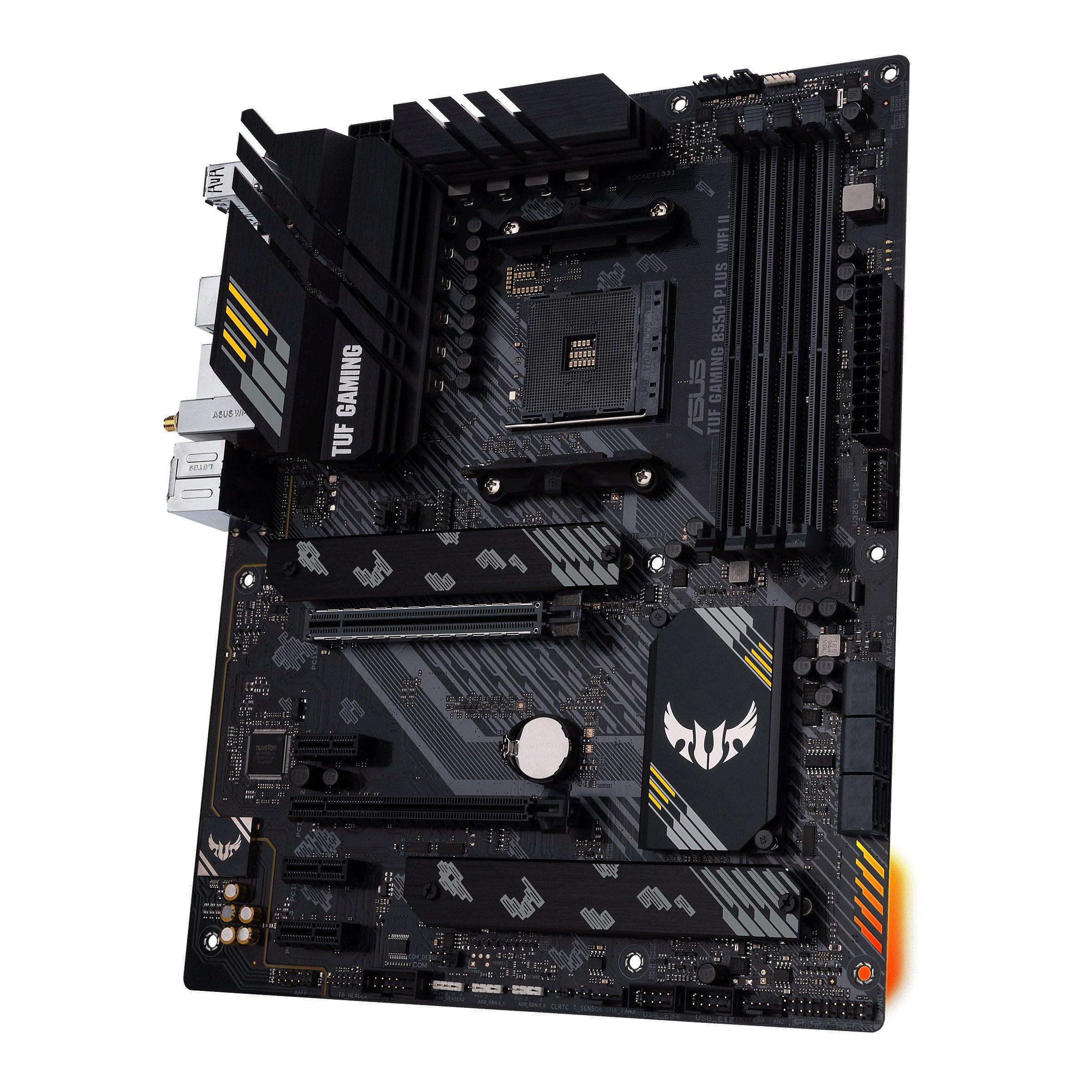 ASUS  TUF GAMING B550-PLUS WIFI II AMD B550 Socket AM4 ATX 