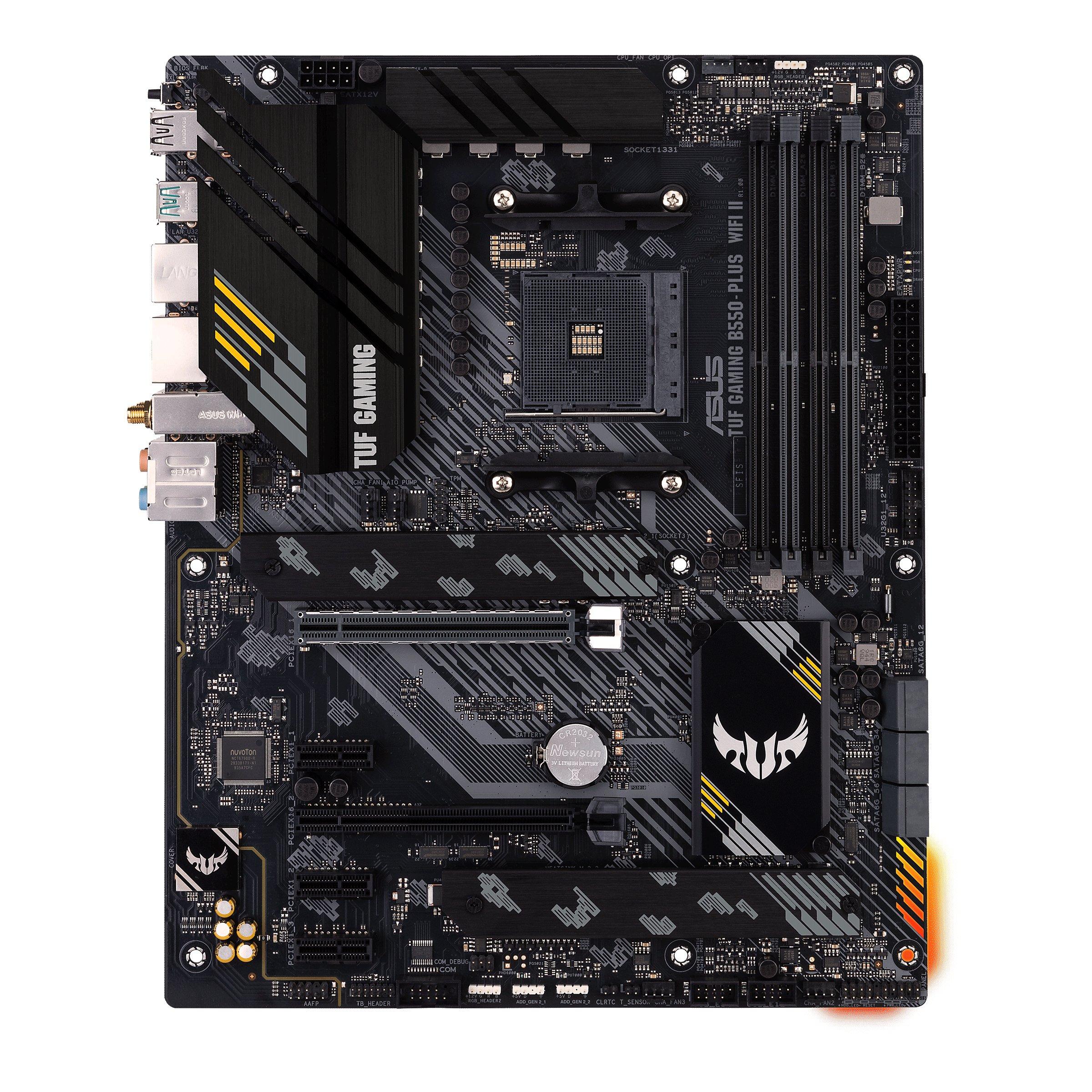 ASUS  TUF GAMING B550-PLUS WIFI II AMD B550 Emplacement AM4 ATX 