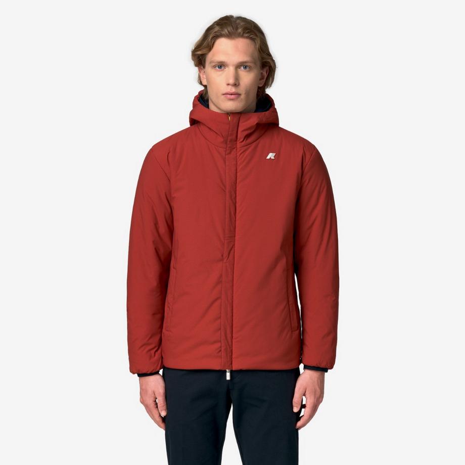 K-WAY Giacca Doppia Calda con Cappuccio  