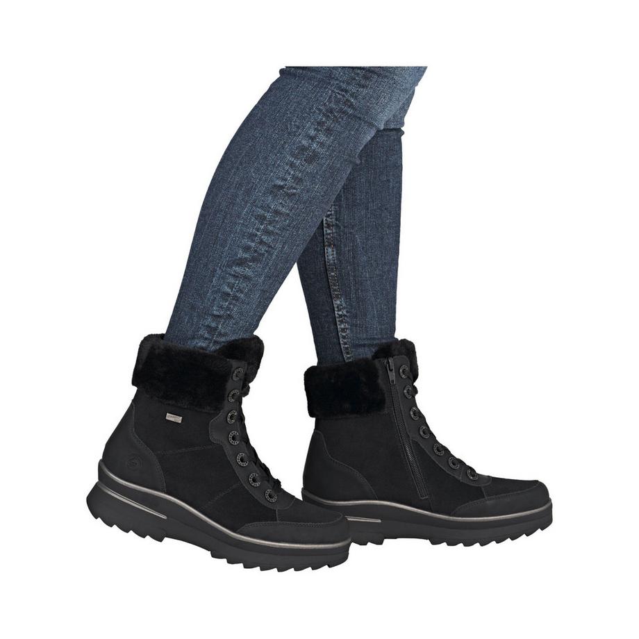 Remonte Bottines à lacets avec fermeture éclair intérieure  