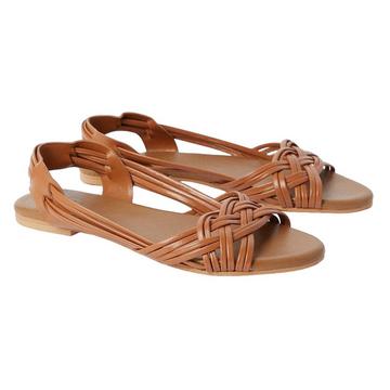 Sandalen Jocelyn, Geflochten, Leder