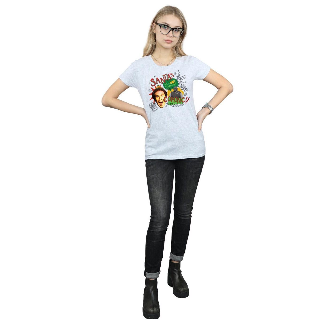 Elf Santa's Not Coming T-Shirt Femme  