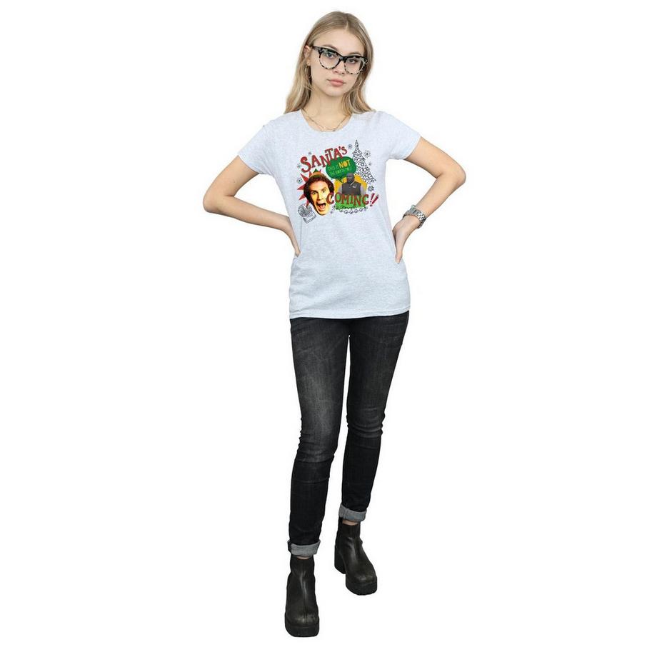 Elf Santa's Not Coming T-Shirt Femme  