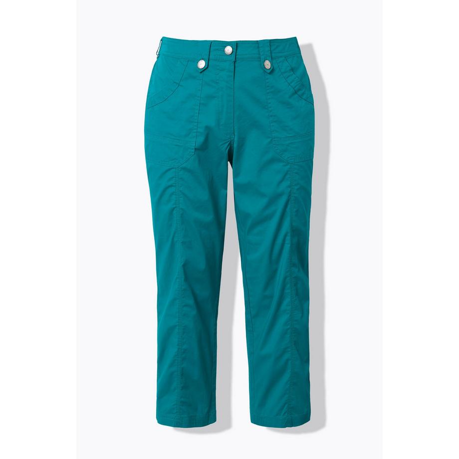Ulla Popken Pantaloni cargo 7/8 con linguetta arrotolabile Vita comoda  