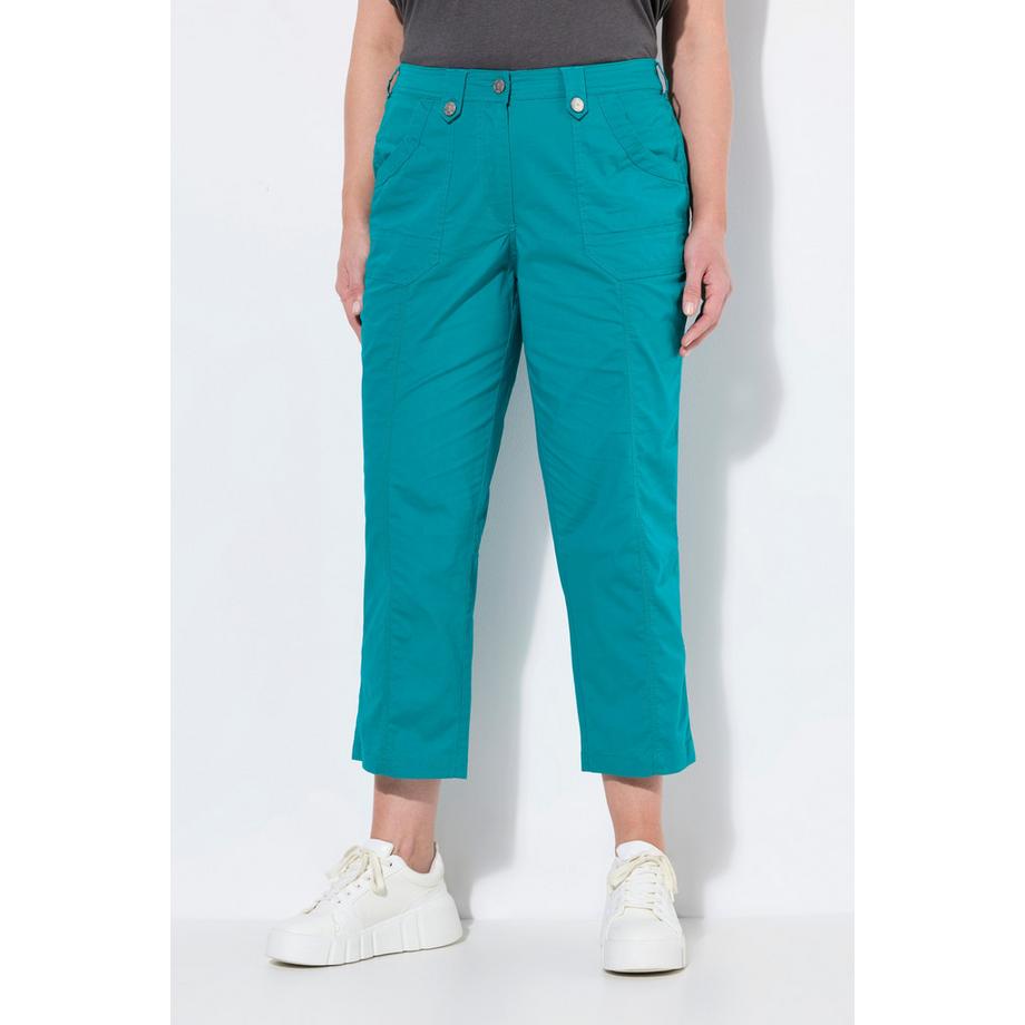 Ulla Popken Pantaloni cargo 7/8 con linguetta arrotolabile Vita comoda  