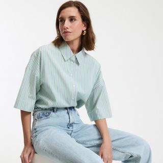 La Redoute Collections Weites gestreiftes Hemd  