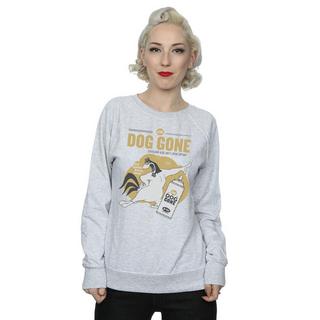 LOONEY TUNES Dog Gone Imprimé Sweatshirt Coupe Slim  