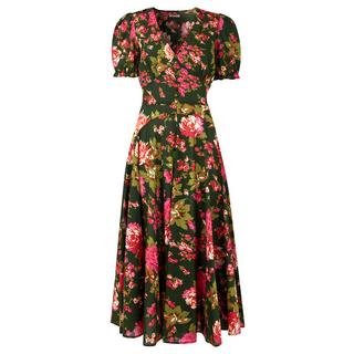 Joe Browns  Robe Col V Florale Rétro 