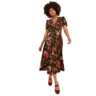 Joe Browns  Robe Col V Florale Rétro 