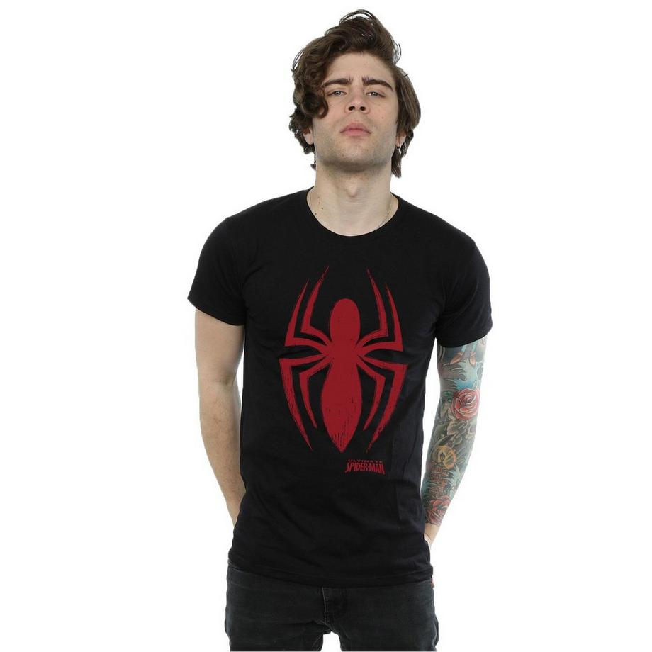 MARVEL Ultimate Spider-Man Distressed Logo T-Shirt  