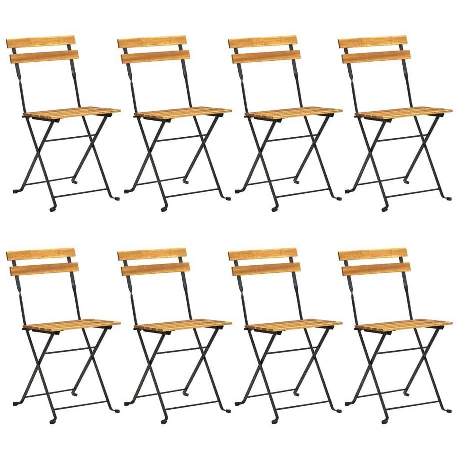 VidaXL set da pranzo Legno di acacia  