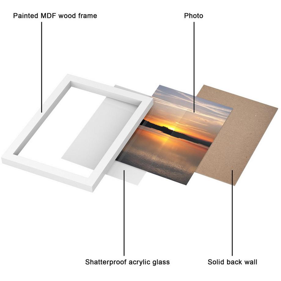 Intirilife Beau Cadre pour Posters et Photos  