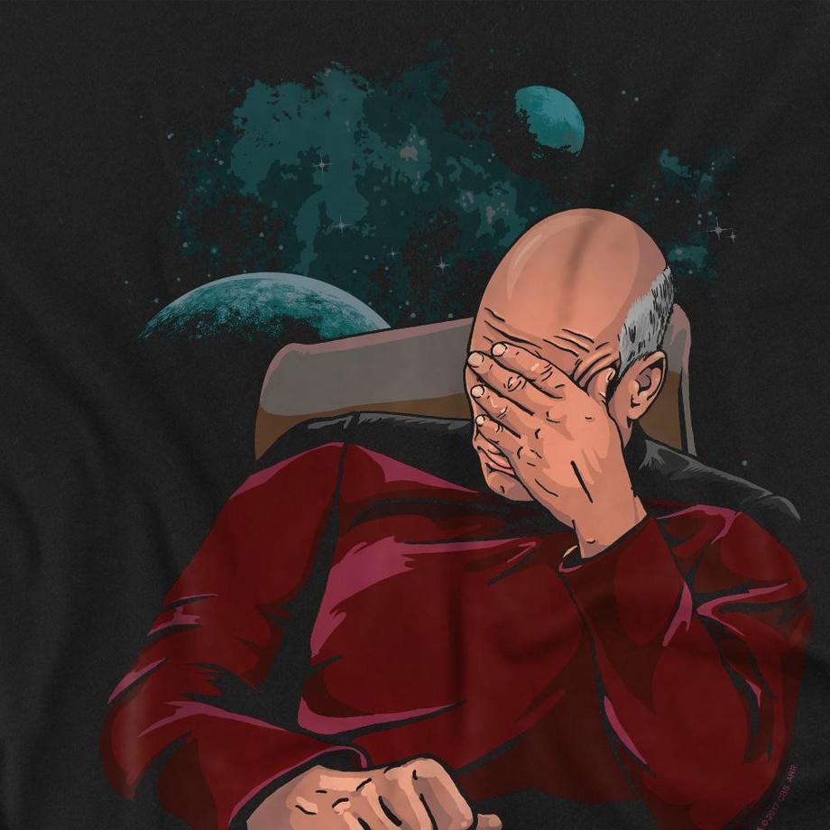 Star Trek T-shirt Facepalm  