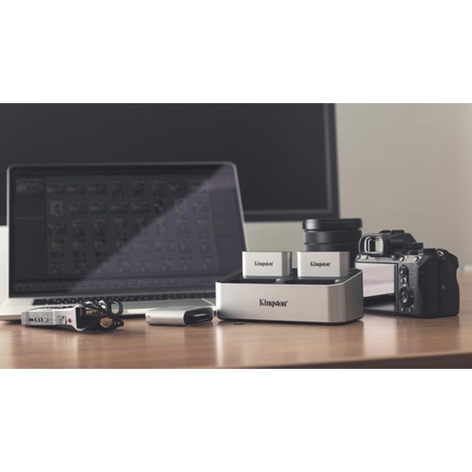 Kingston  Card Reader Extern Workflow Dual-Slot mSD (USB 3.1) 