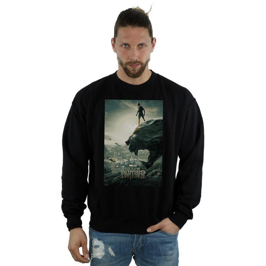 MARVEL Black Panther Locandina Film Felpa  