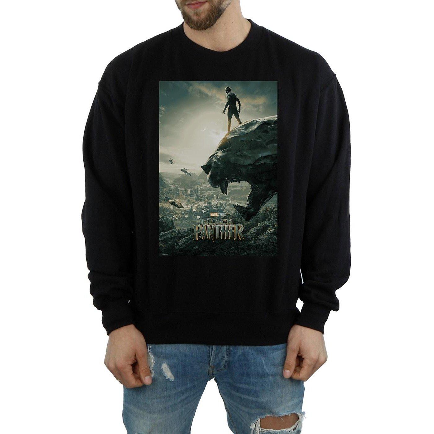 MARVEL  Black Panther Poster Sweatshirt 