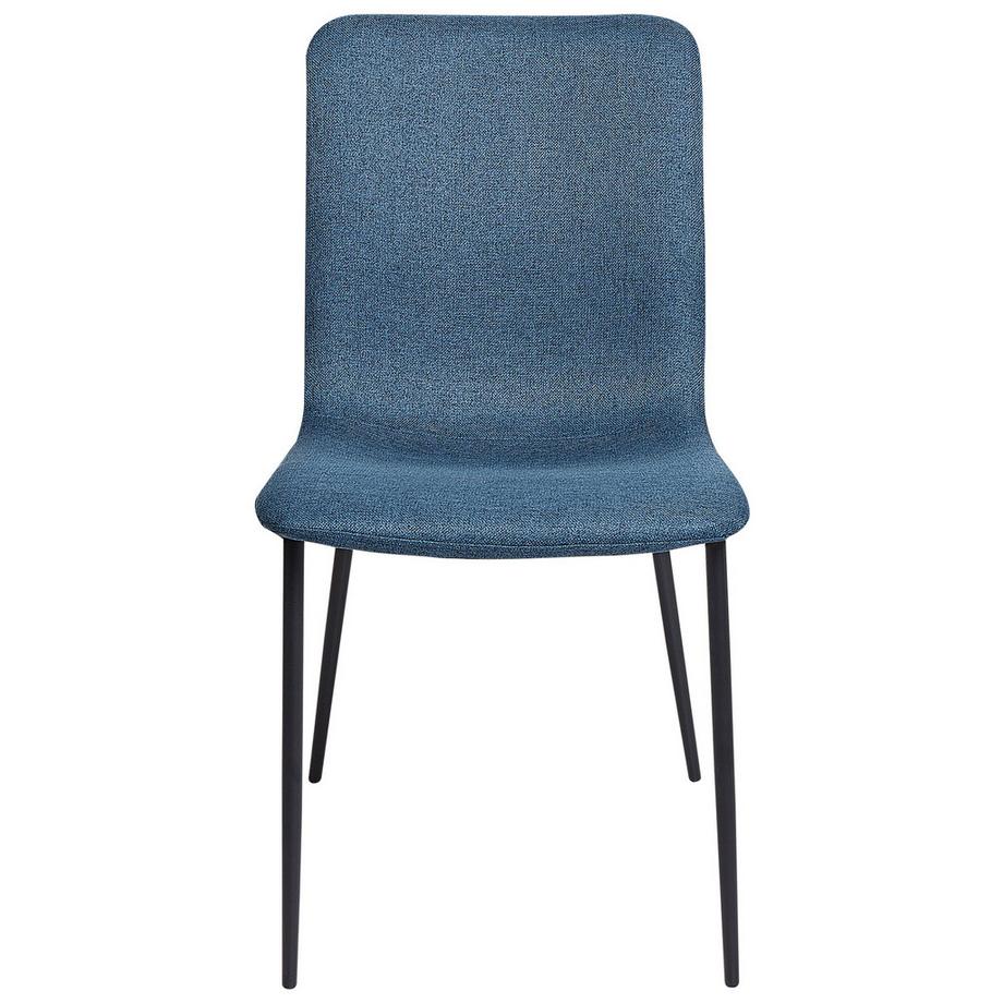 Beliani Set di 4 sedie da pranzo en Tessuto Moderno GLENDIVE  