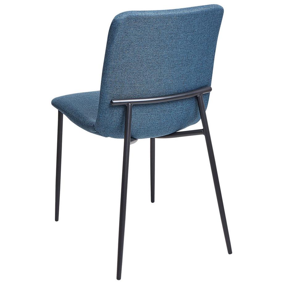 Beliani Set di 4 sedie da pranzo en Tessuto Moderno GLENDIVE  