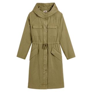 La Redoute Collections  Langer Parka mit Kapuze und Druckknopfleiste 