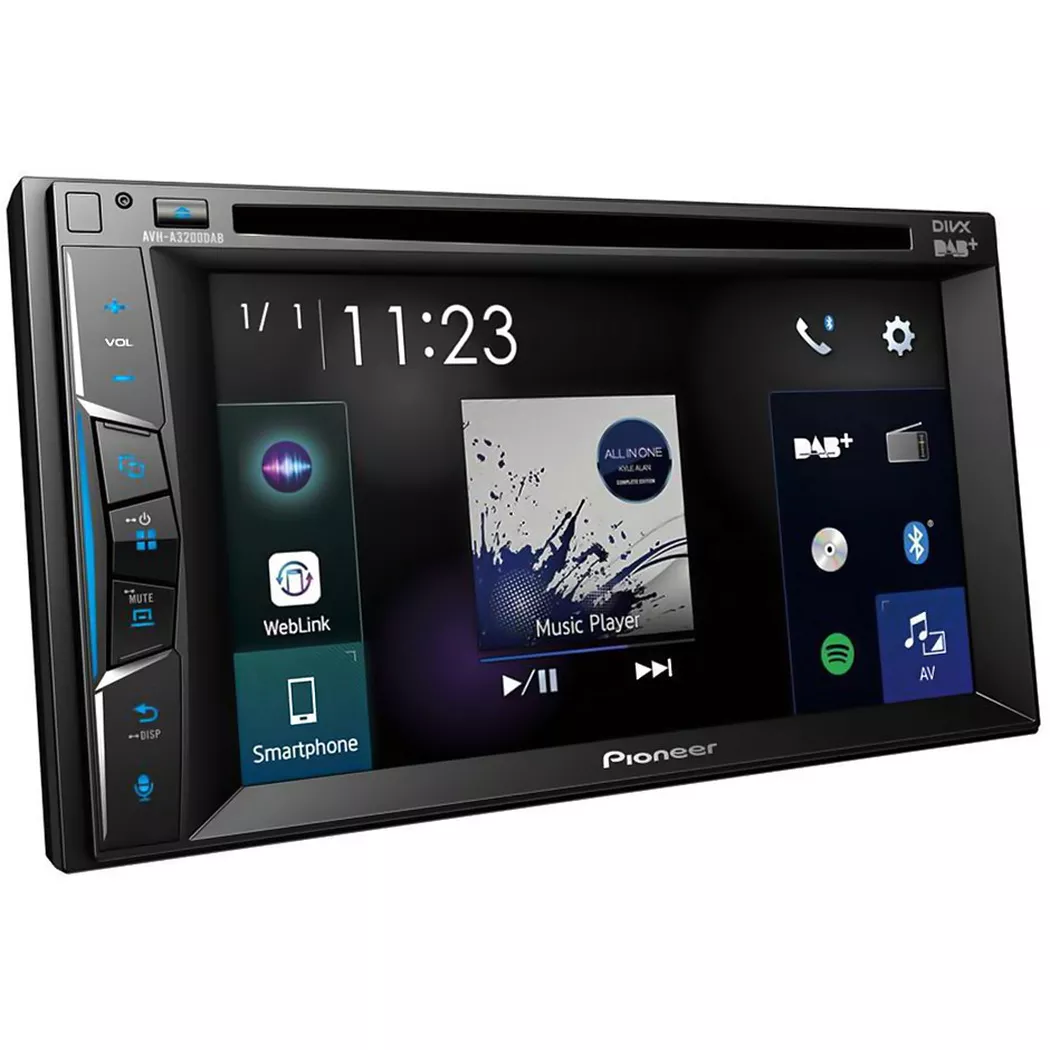 Pioneer - Moniceiver AVH-A3200DAB 2 DIN, Schwarz