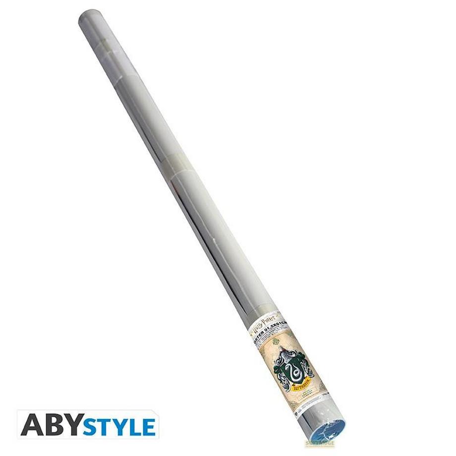 Abystyle Poster - Gerollt und mit Folie versehen -  Harry Potter - Haus Slytherin  