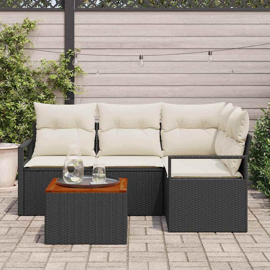 VidaXL Garten-sofa-set poly-rattan  