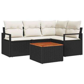 Garten-sofa-set poly-rattan