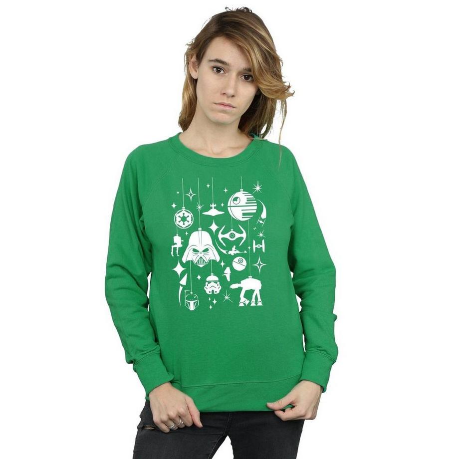 STAR WARS Star Wars Christmas Bauble Coupe Ajustée Sweatshirt  