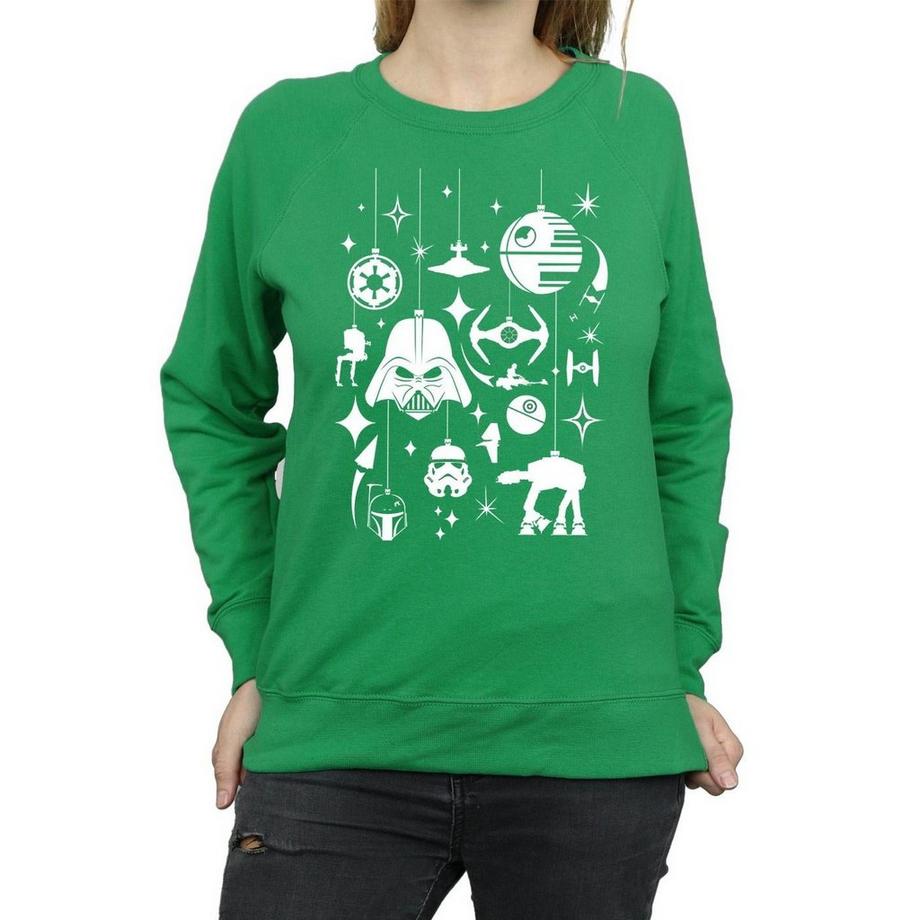 STAR WARS Star Wars Christmas Bauble Coupe Ajustée Sweatshirt  