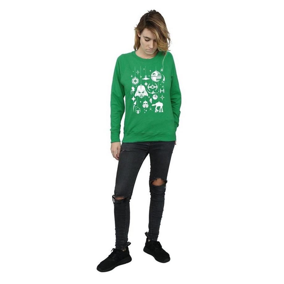 STAR WARS Star Wars Christmas Bauble Coupe Ajustée Sweatshirt  