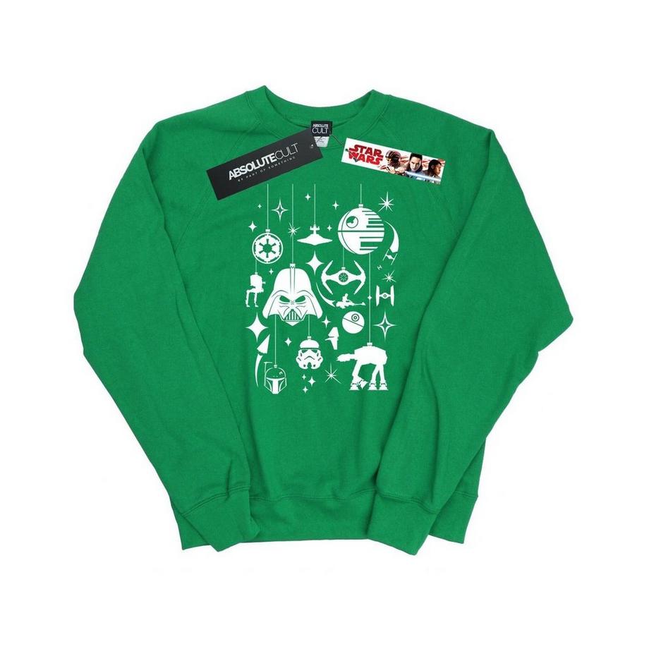 STAR WARS Star Wars Christmas Bauble Coupe Ajustée Sweatshirt  