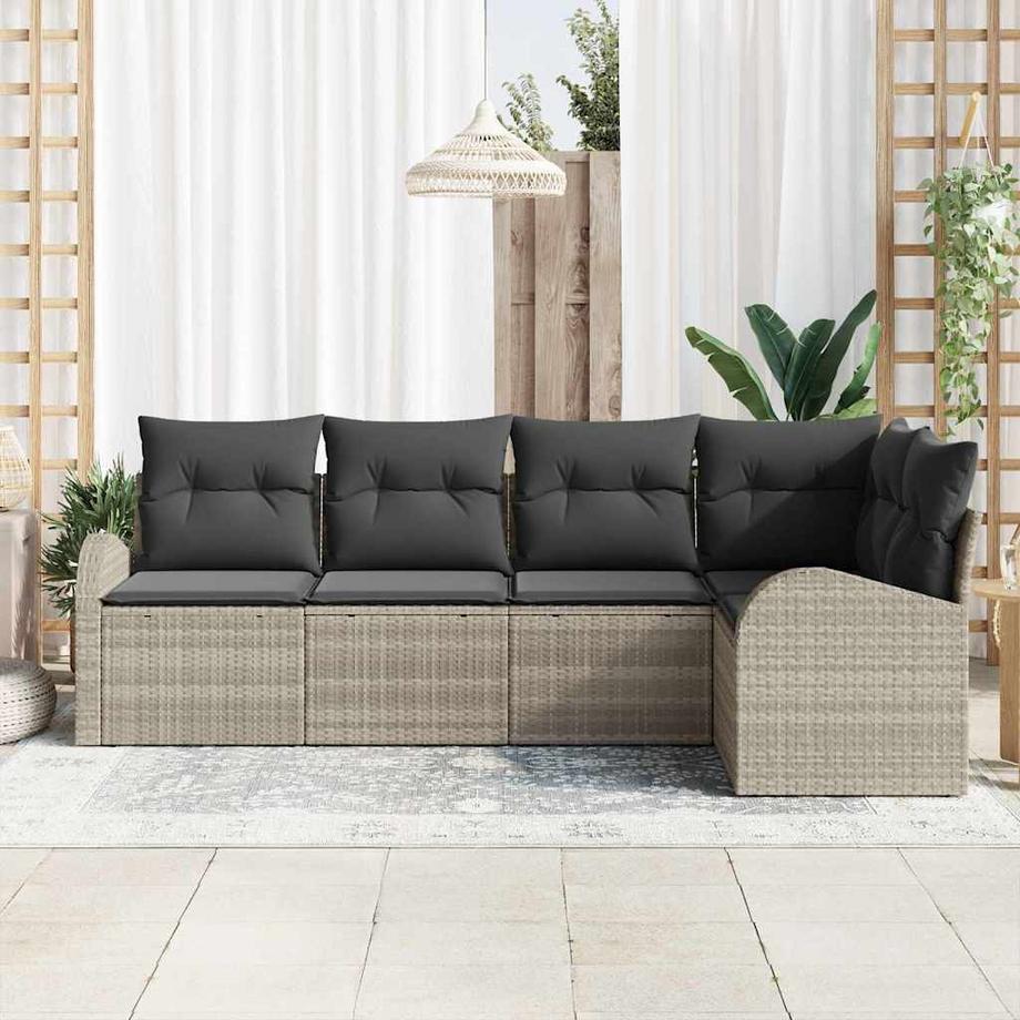 VidaXL Gartensofa poly-rattan  
