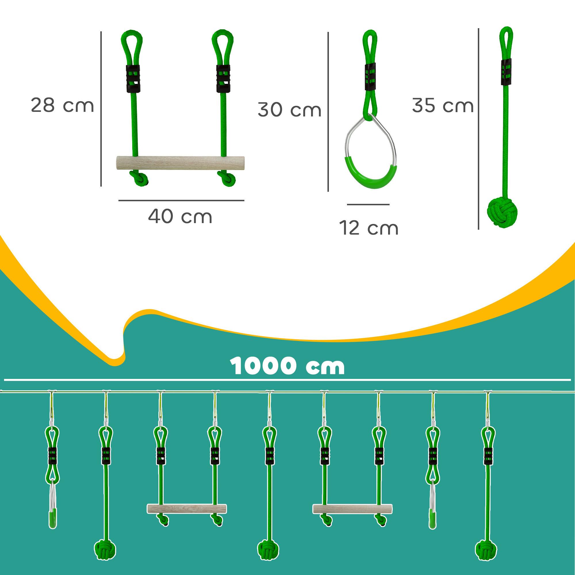 AIYAPLAY  Ensemble de corde d'escalade pour enfants 