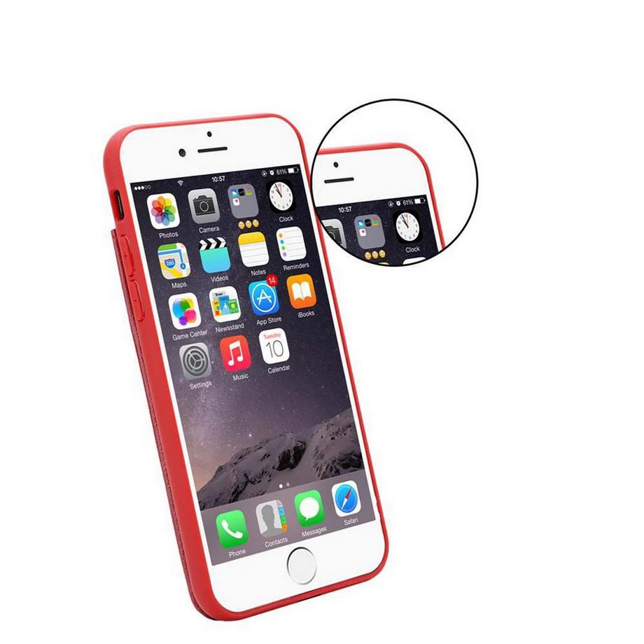 Cadorabo  Hülle für Apple iPhone 6 PLUS  6S PLUS TPU Silikon Kunstlederüberzug 