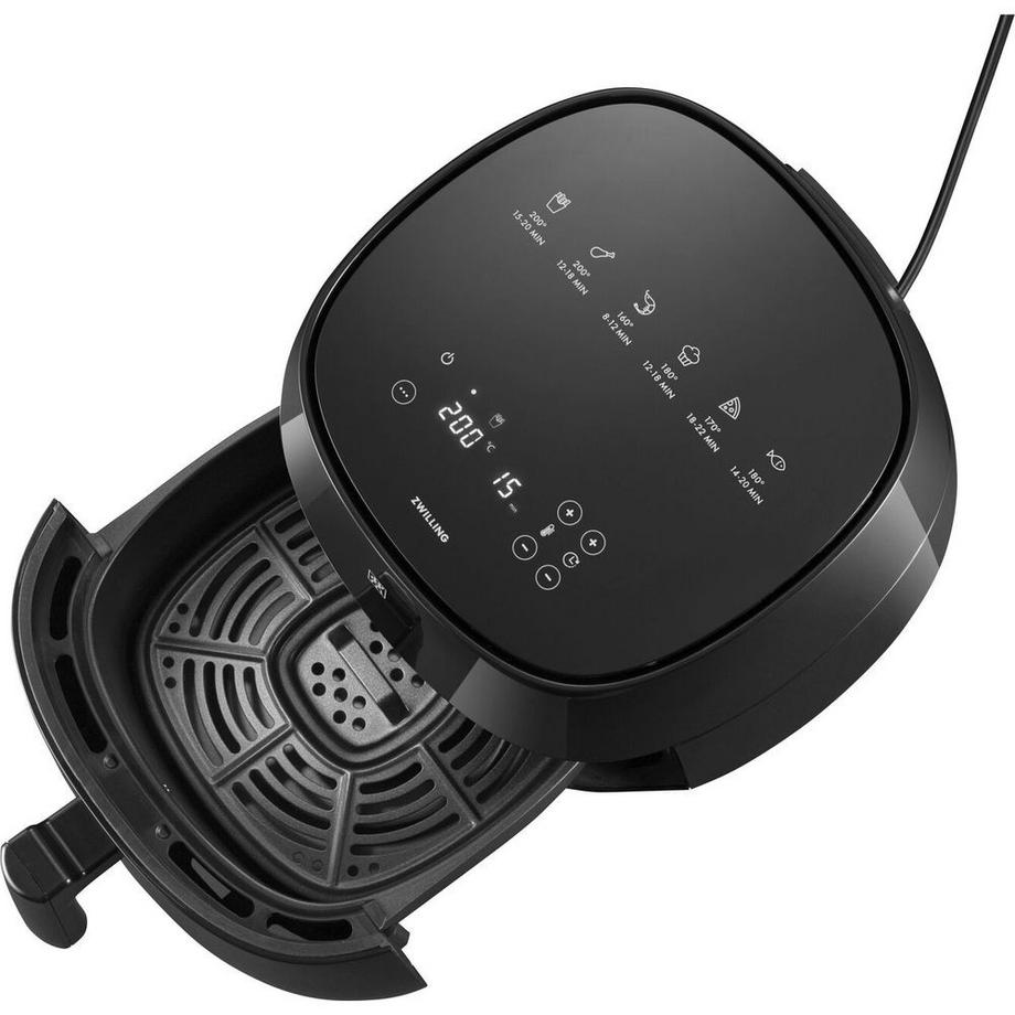 ZWILLING Heissluftfritteuse schwarz Volumen 4.0l  