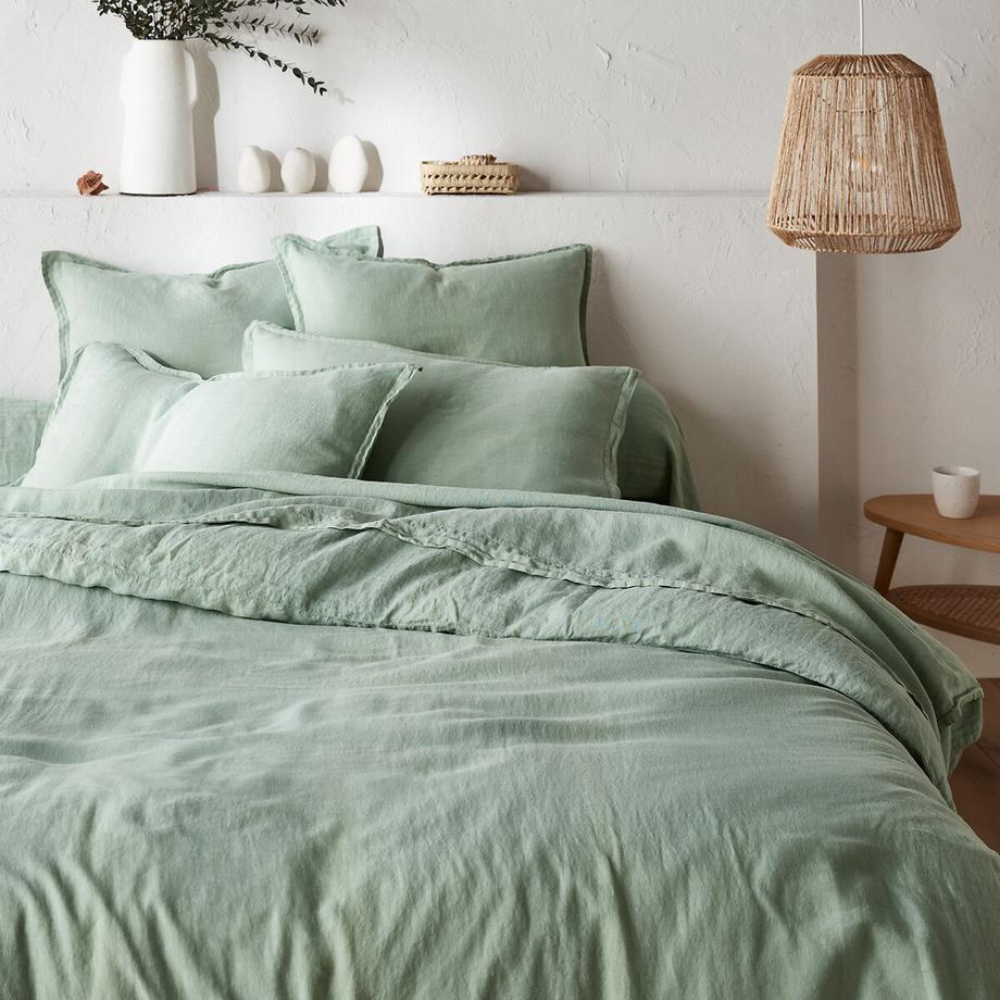 La Redoute Intérieurs Linot Housse de coussin et traversin en lin prélavé  