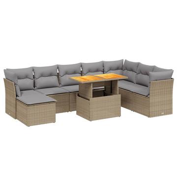 Garten sofagarnitur poly-rattan