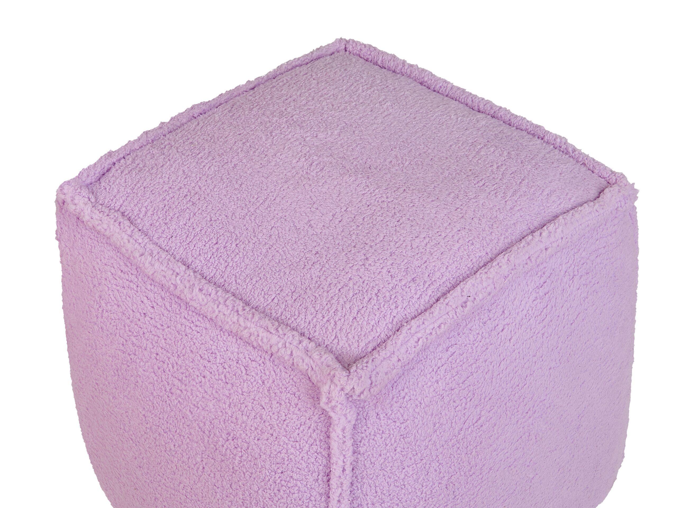 Beliani Pouf en Bouclé Moderno ALIPUR  