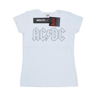 AC/DC  Tshirt BLACK OUTLINE LOGO 